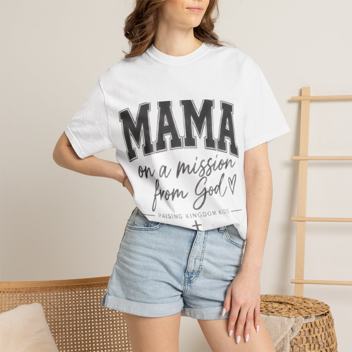 Mama on a Mission T-Shirt — Faith-Based Mom Tee