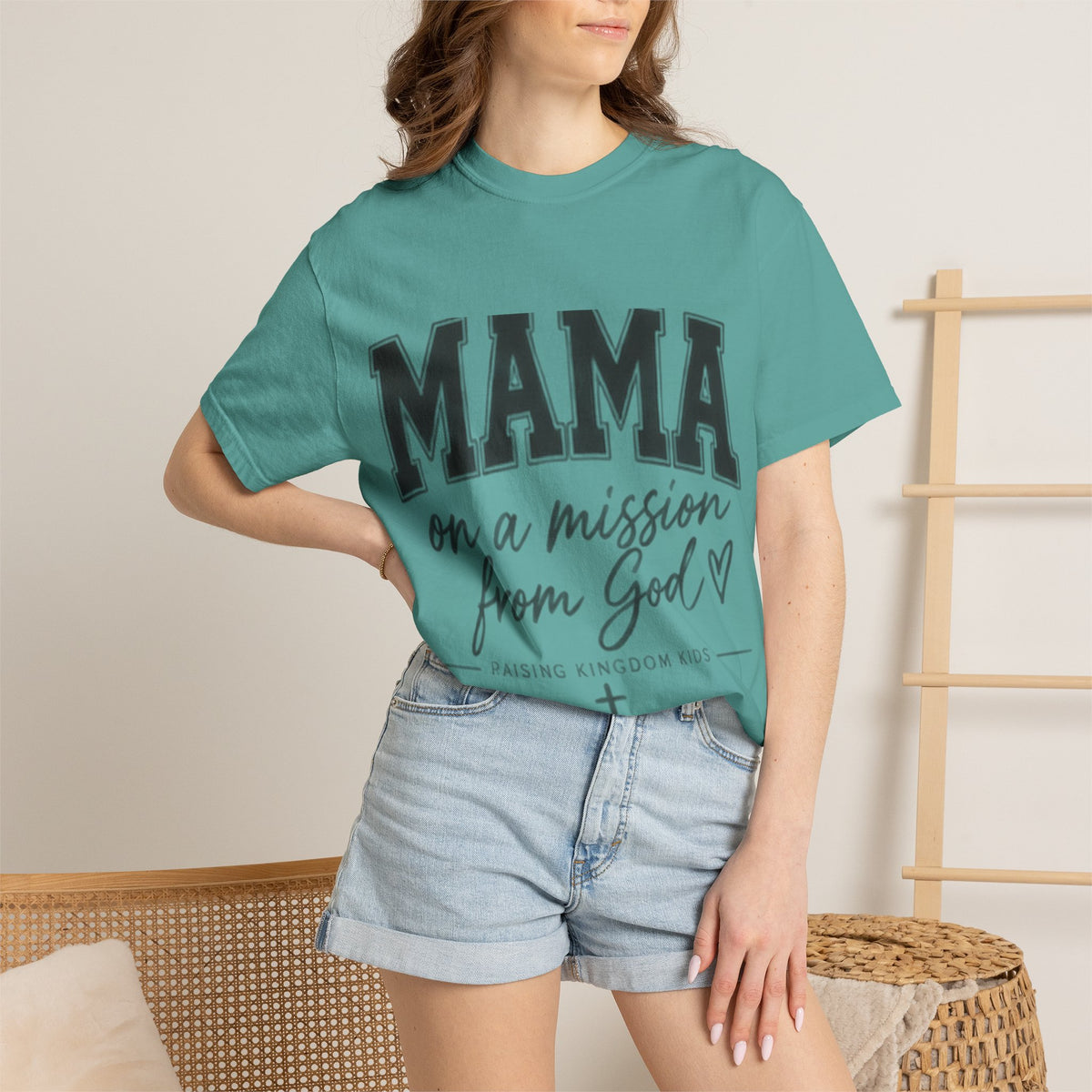 Mama on a Mission T-Shirt — Faith-Based Mom Tee