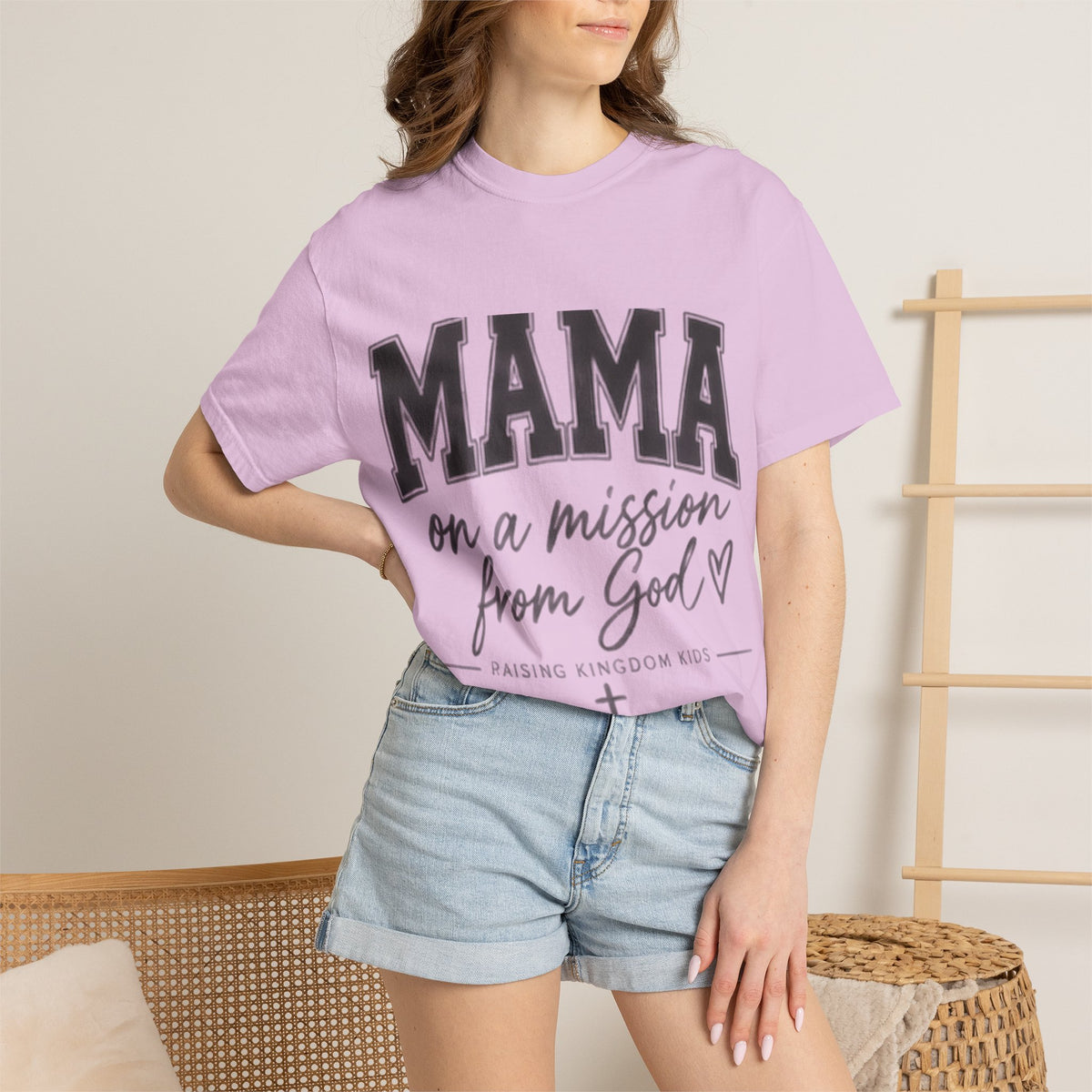 Mama on a Mission T-Shirt — Faith-Based Mom Tee