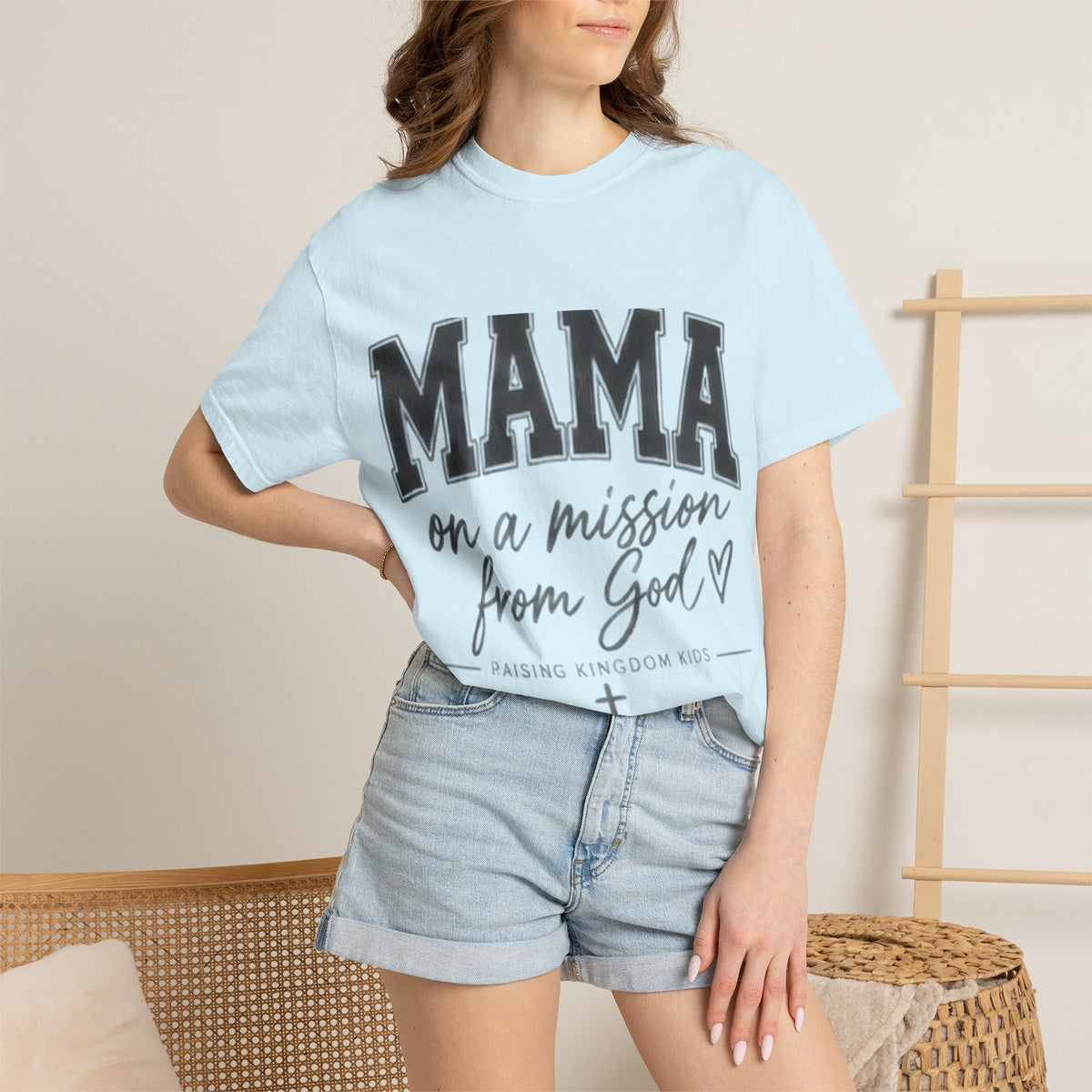 Mama on a Mission T-Shirt — Faith-Based Mom Tee