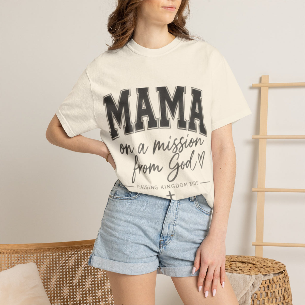Mama on a Mission T-Shirt — Faith-Based Mom Tee