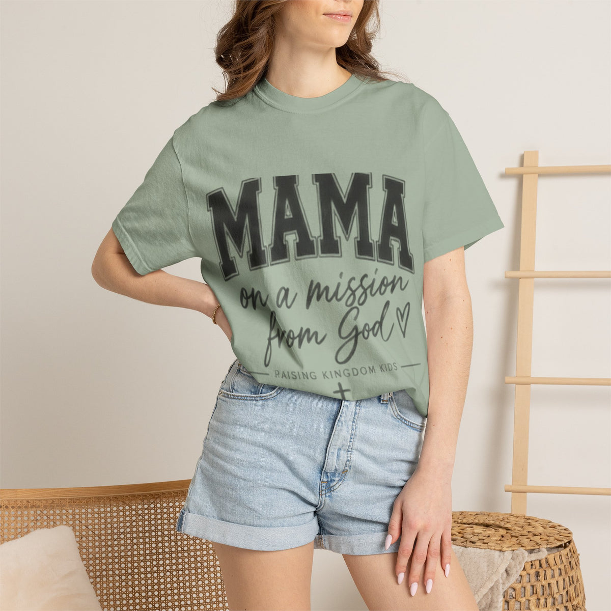 Mama on a Mission T-Shirt — Faith-Based Mom Tee