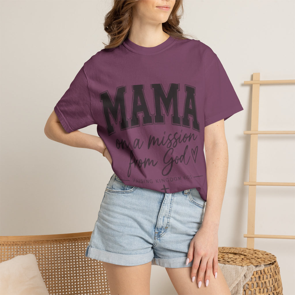 Mama on a Mission T-Shirt — Faith-Based Mom Tee
