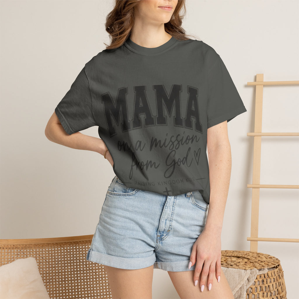 Mama on a Mission T-Shirt — Faith-Based Mom Tee