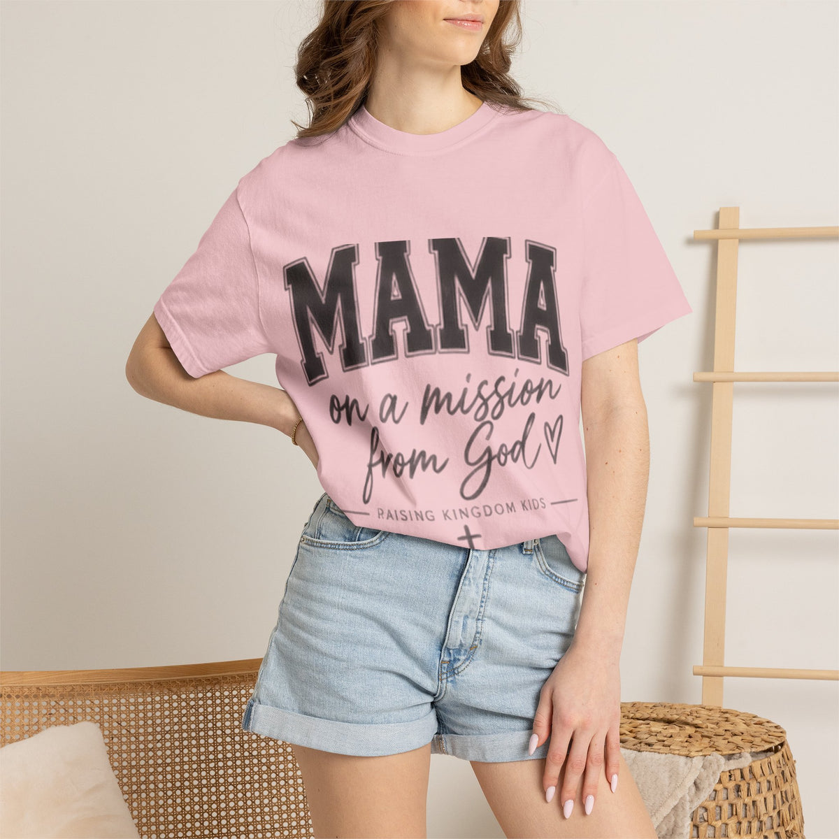 Mama on a Mission T-Shirt — Faith-Based Mom Tee