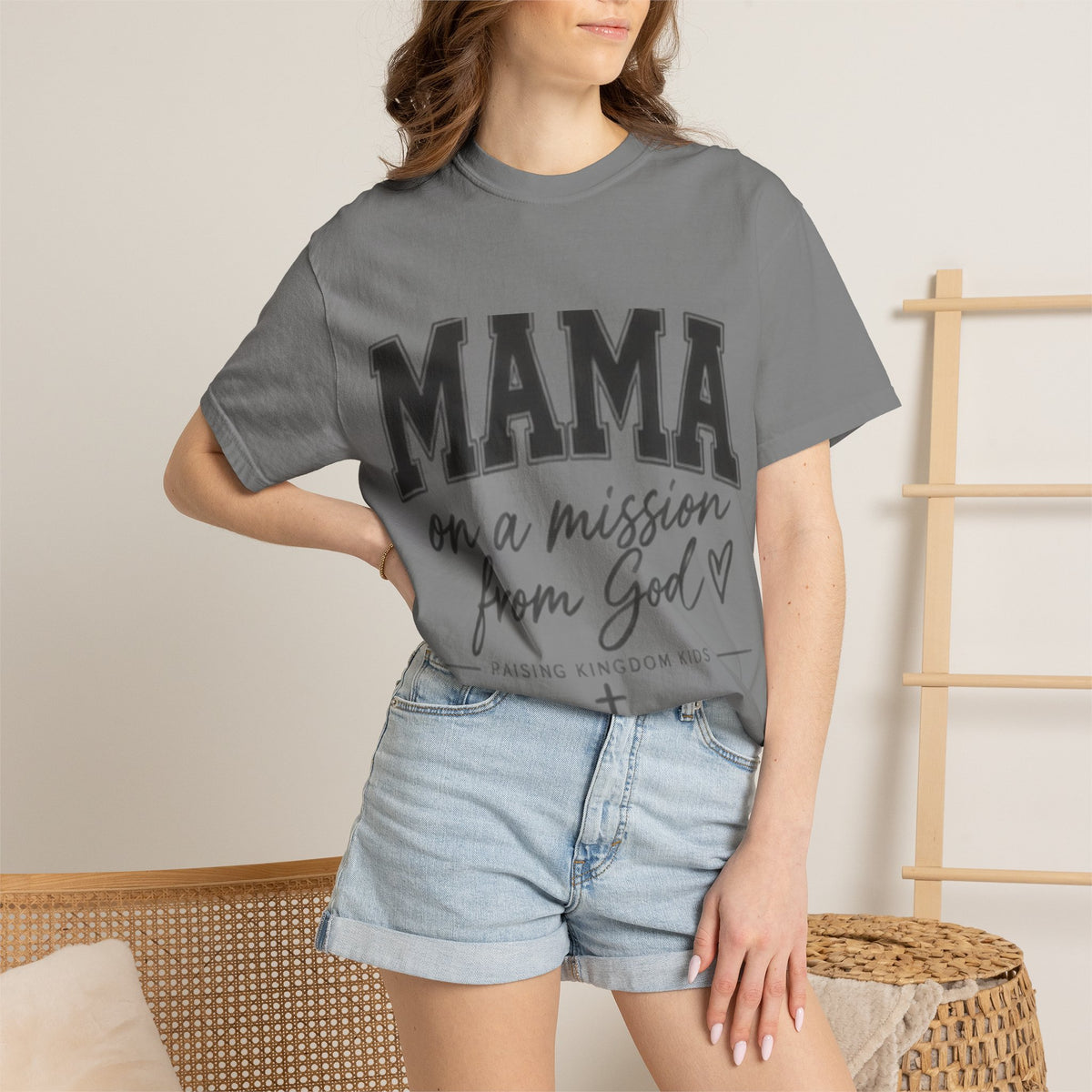 Mama on a Mission T-Shirt — Faith-Based Mom Tee
